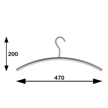 Afbeeldingen van RVS kledinghanger Ø16mm
