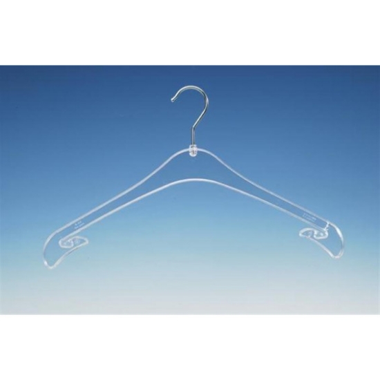 Afbeeldingen van TL43 transparante kledinghanger 43 cm. (170st.)