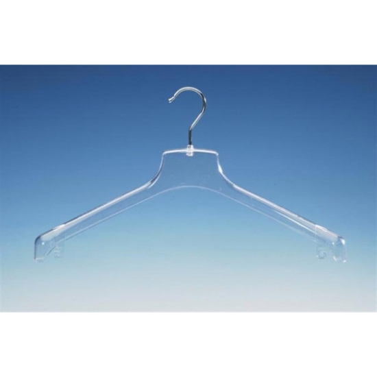 Afbeeldingen van WGM44 transparant kledinghangers 44 cm. (90st.)