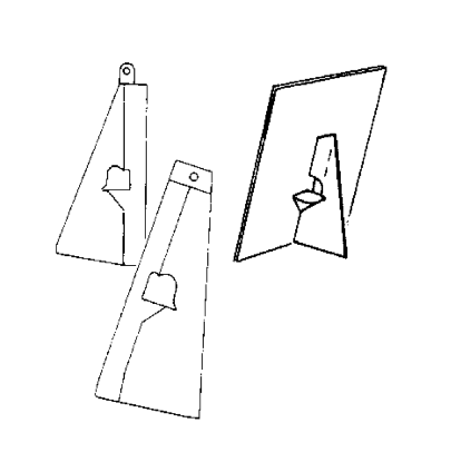 Afbeeldingen van kaartenstandaard 20cm. (100st.)