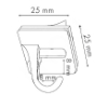 Afbeeldingen van plafondhaak 25x25mm (100st)