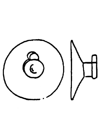 Afbeeldingen van zuignap met nokje (100st.)