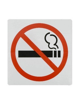Afbeeldingen van pictogram 114x114mm "niet roken"