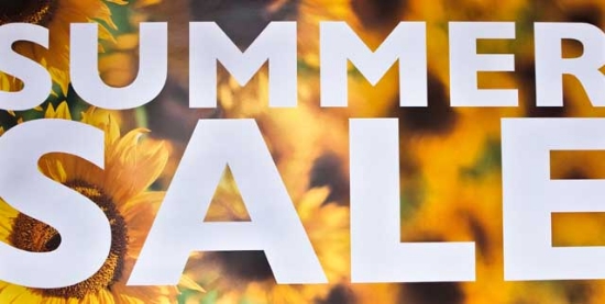 Afbeeldingen van Raambiljet "Summer Sale"