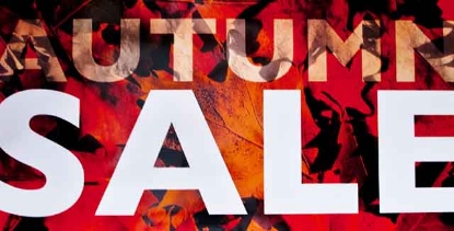 Afbeeldingen van Raambiljet "Autumn Sale"