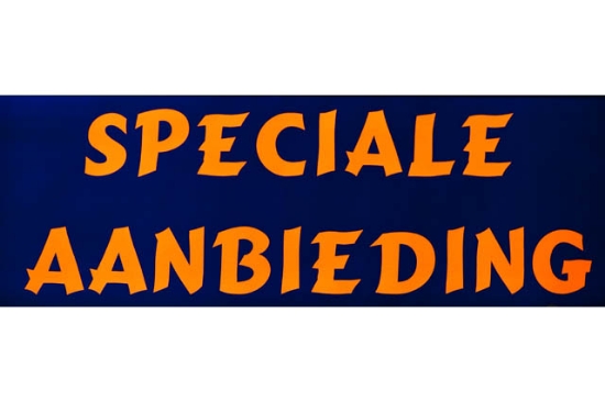 Afbeeldingen van Raambiljet "Speciale Aanbieding"