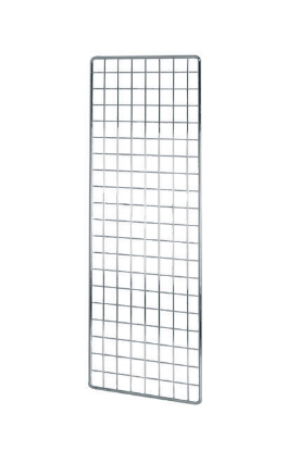 Afbeeldingen van draadrooster chroom 150 x 60 cm.
