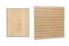 Afbeeldingen van slatwall sleuvenwand paneel ahorn 120x120cm