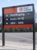 Afbeeldingen van bewegwijzeringsbord, breedte 100cm.