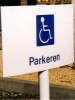 Afbeeldingen van parkeerbordje staand