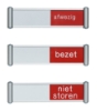 Afbeeldingen van deurbordje vlak 115mm.