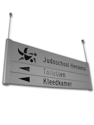 Afbeeldingen van ophangbord montage set 45-60 cm.