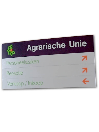 Afbeeldingen van bewegwijzering montage set 371 mm -740 mm
