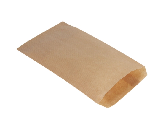 Afbeeldingen van kraftzakje wit 17,5x26cm. (1000 st.)