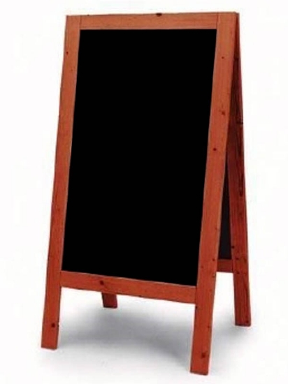 Afbeeldingen van stoepbord krijtbord 75x135cm