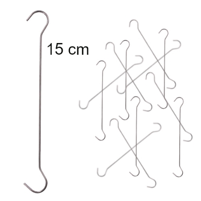 Afbeeldingen van ophanghaak 15 cm (100st)