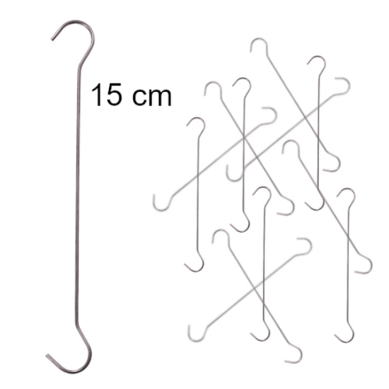 Afbeeldingen van ophanghaak 15 cm (100st)