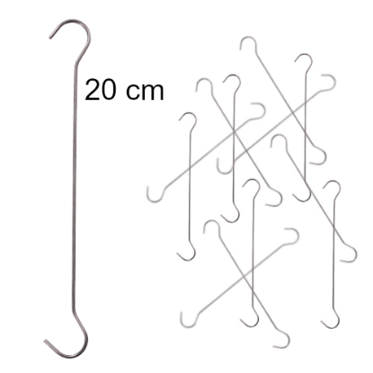 Afbeeldingen van ophanghaak 20 cm (100st)