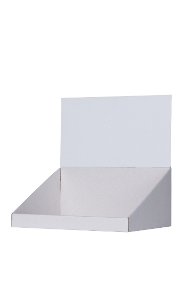 Afbeeldingen van productdisplay karton 33,5x26,5cm (blanco)