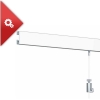 Afbeeldingen van ophangsysteem schilderijen wit (wandmodel)