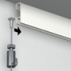 Afbeeldingen van ophangsysteem schilderijen aluminium (wandmodel)