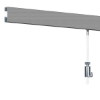 Afbeeldingen van ophangsysteem schilderijen aluminium (wandmodel)