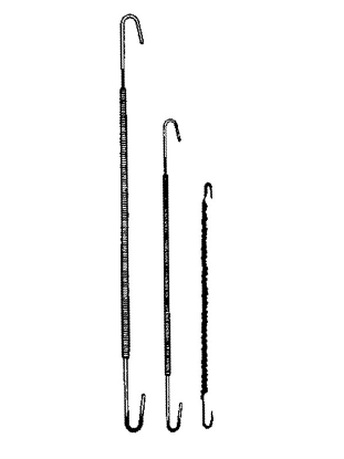 Afbeeldingen van spiraalhaak uittrekbaar 170-1400mm (100st.)