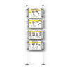 Afbeeldingen van Shopwire kabelsysteem "classic" 4 x A4