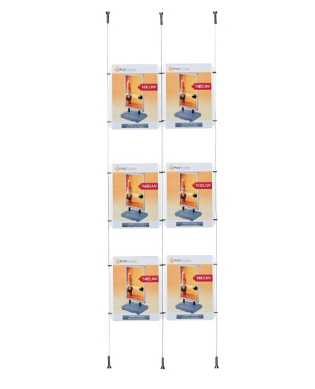 Afbeeldingen van kabelsystemen "design" 6x A4