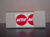 Afbeeldingen van fluorsticker rond 35mm rood ACTIE