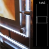 Afbeeldingen van LED display raampresentatie 1x A3