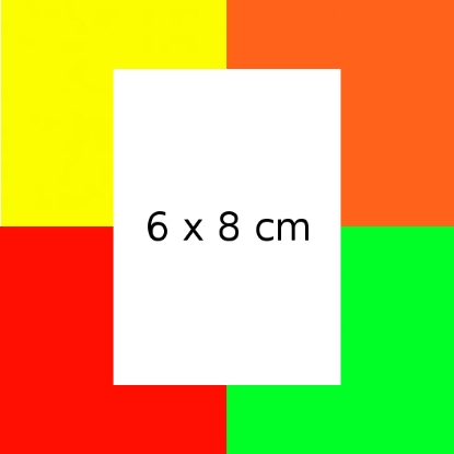 Afbeeldingen van Etalagekarton 6 x 8cm (100st,)