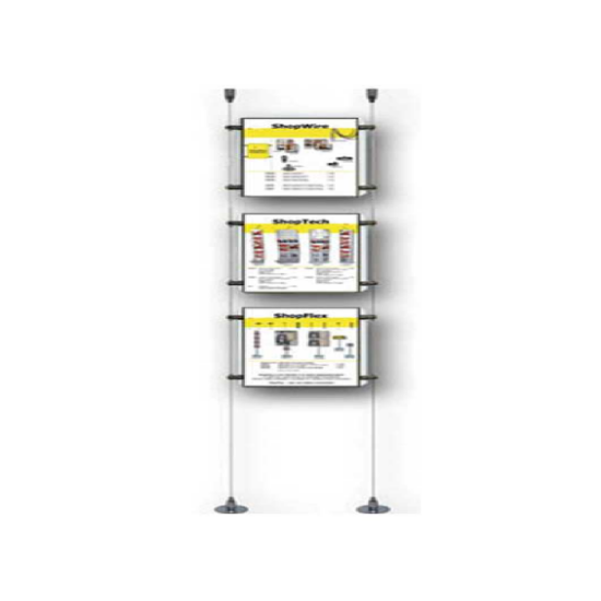 Afbeeldingen van Shopwire kabelsysteem "classic" 3 x A3
