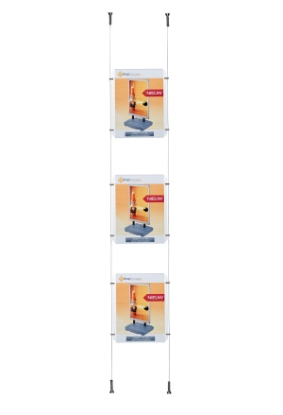 Afbeeldingen van kabelsysteem "design" 3 x A4