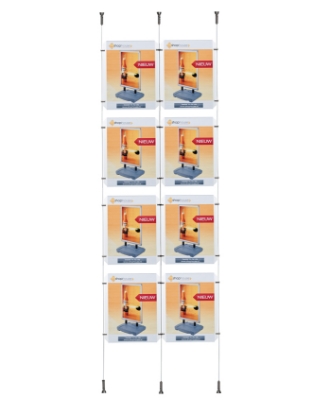 Afbeeldingen van kabelsystemen "design" 8x A4