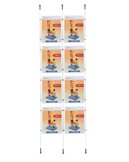 Afbeeldingen van kabelsystemen "design" 8x A4