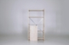 Afbeeldingen van 1-meter houten magazijnstelling 210cm hoog