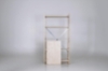 Afbeeldingen van 1-meter houten magazijnstelling 210cm hoog