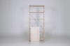 Afbeeldingen van 1-meter houten magazijnstelling 240cm hoog