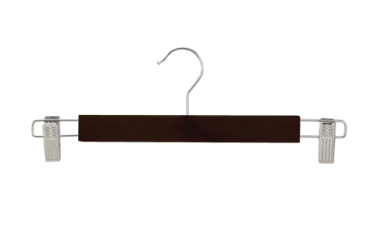 Afbeeldingen van zwarte  rokhangers / broekhangers 34cm (25st.)