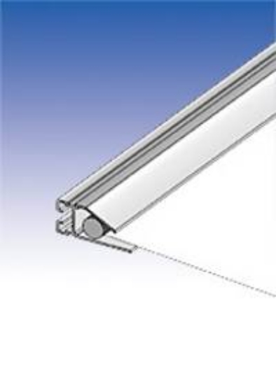 Afbeeldingen van Aluminium papierklemlijst 100cm