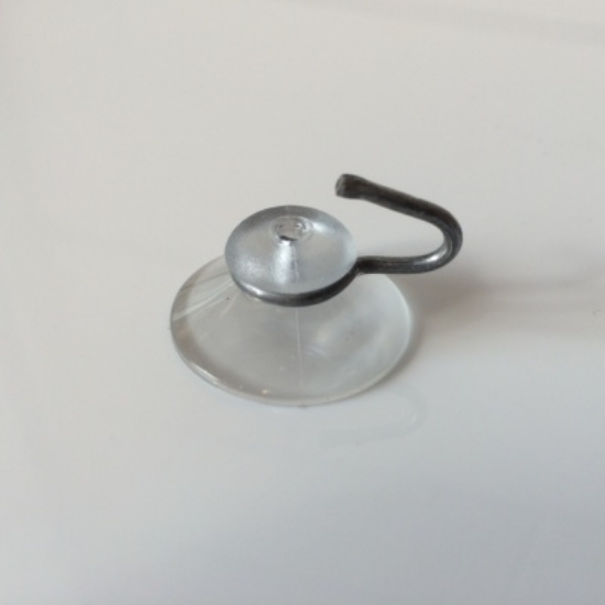 Afbeeldingen van zuignap transparant 30 mm, met haakje (100st.)
