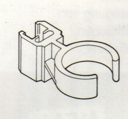 Afbeeldingen van Buisklem voor buis 32mm, transparant
