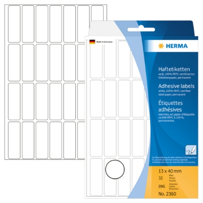 Afbeeldingen van Herma universele etiketten 13 x 40 mm.