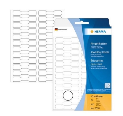 Afbeeldingen van Herma ringetiketten 10 x 49 mm