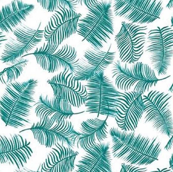 Afbeeldingen van Inpakpapier 'Veer groen'