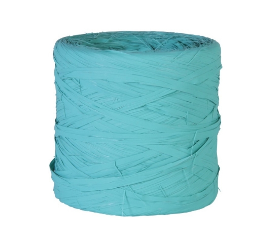 Afbeeldingen van Raffia lint 'Aqua'