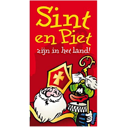Afbeeldingen van Sinterklaas raambiljet 50 x 94 cm