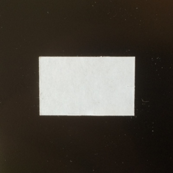 Afbeeldingen van prijstang etiket 26x16 mm, wit recht (36rol) permanent