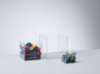 Afbeeldingen van Set van 6 transparante plexiglas kubussen